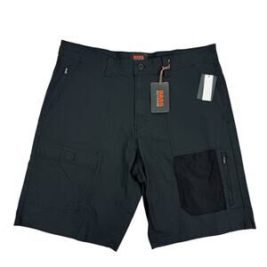 Bass Outdoor Mens Explorer Cargo 11" Shorts Black 38